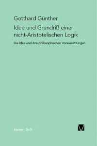 Idee und Grundriss einer nicht-Aristotelischen Logik_cover