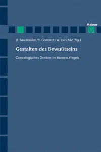 Gestalten des Bewußtseins_cover