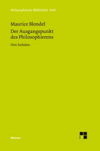 Der Ausgangspunkt des Philosophierens_cover