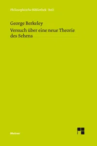 Versuch über eine neue Theorie des Sehens und Die Theorie des Sehens oder der visuellen Sprache ... verteidigt und erklärt_cover