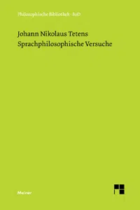 Sprachphilosophische Versuche_cover