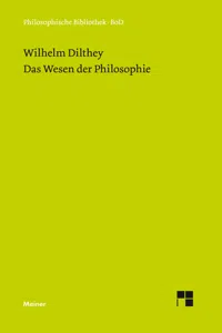 Das Wesen der Philosophie_cover