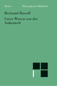 Unser Wissen von der Außenwelt_cover