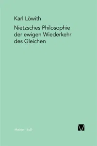 Nietzsches Philosophie der ewigen Wiederkehr des Gleichen_cover