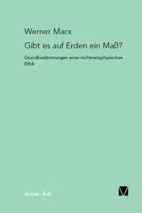 Gibt es auf Erden ein Maß?_cover