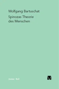 Spinozas Theorie des Menschen_cover