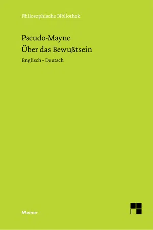 Über das Bewusstsein (1728)