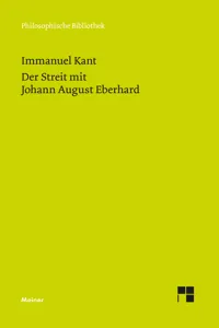 Der Streit mit Johann August Eberhardt_cover