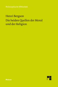 Die beiden Quellen der Moral und der Religion_cover