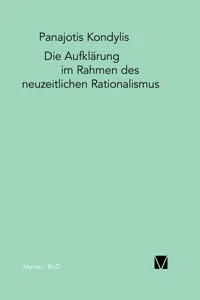 Die Aufklärung im Rahmen des neuzeitlichen Rationalismus_cover