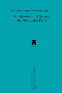 Architektonik und System in der Philosophie Kants_cover