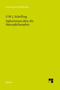 Aphorismen über die Naturphilosophie_cover