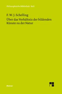 Über das Verhältnis der bildenden Künste zu der Natur_cover