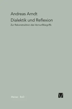 Dialektik und Reflexion