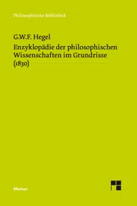 Enzyklopädie der philosophischen Wissenschaften im Grundrisse_cover