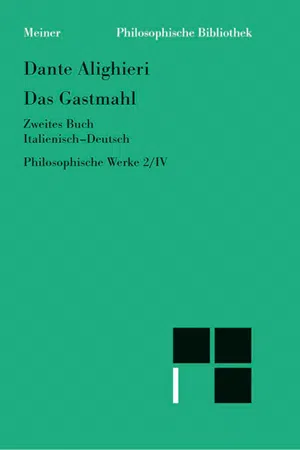 Das Gastmahl. Zweites Buch