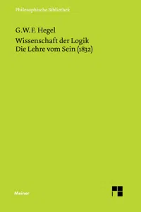 Wissenschaft der Logik. Erster Teil_cover