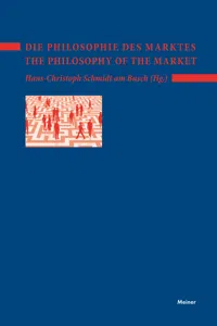 Die Philosophie des Marktes – The Philosophy of the Market_cover