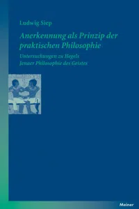 Anerkennung als Prinzip der praktischen Philosophie_cover