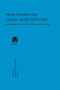 Christian Wolff 1679–1754_cover