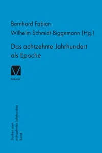 Das achtzehnte Jahrhundert als Epoche_cover