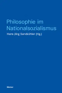 Philosophie im Nationalsozialismus_cover