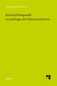 Grundfragen der Erkenntnistheorie_cover