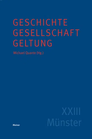 Geschichte – Gesellschaft – Geltung