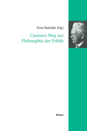 Cassirers Weg zur Philosophie der Politik