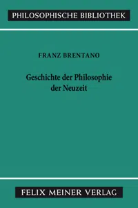 Geschichte der Philosophie der Neuzeit_cover