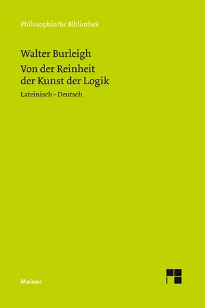 Von der Reinheit der Kunst der Logik