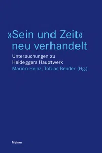 »Sein und Zeit« neu verhandelt_cover