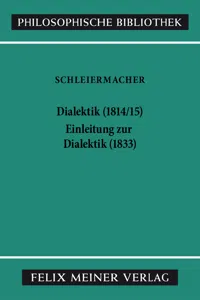 Dialektik. Einleitung zur Dialektik_cover