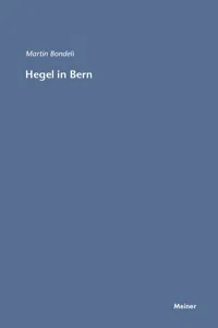 Hegel in Bern_cover