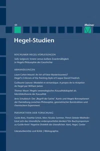 Hegel-Studien Band 51_cover