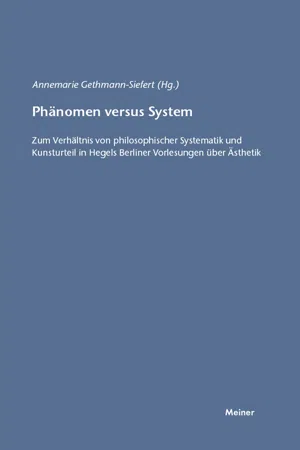 Phänomen versus System