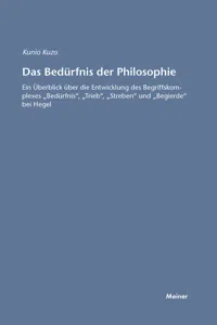 Das Bedürfnis der Philosophie_cover