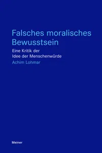 Falsches moralisches Bewusstsein_cover