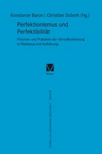 Perfektionismus und Perfektibilität_cover