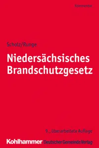 Niedersächsisches Brandschutzgesetz_cover