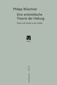 Eine aristotelische Theorie der Haltung_cover