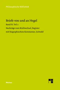 Briefe von und an Hegel. Band 4, Teil 2_cover