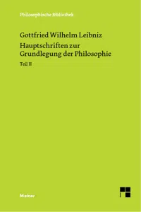 Hauptschriften zur Grundlegung der Philosophie Teil II_cover