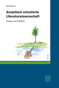 Analytisch orientierte Literaturwissenschaft_cover