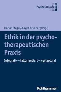 Ethik in der psychotherapeutischen Praxis_cover