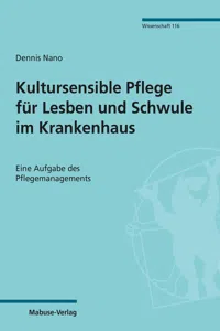 Kultursensible Pflege für Lesben und Schwule im Krankenhaus_cover