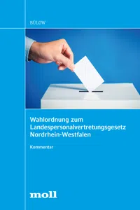 Wahlordnung zum Landespersonalvertretungsgesetz Nordrhein-Westfalen_cover