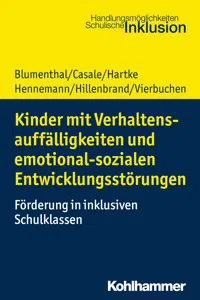 Kinder mit Verhaltensauffälligkeiten und emotional sozialen Entwicklungsstörungen_cover