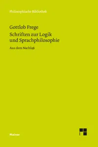 Schriften zur Logik und Sprachphilosophie_cover