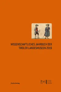 Wissenschaftliches Jahrbuch der Tiroler Landesmuseen 2019_cover